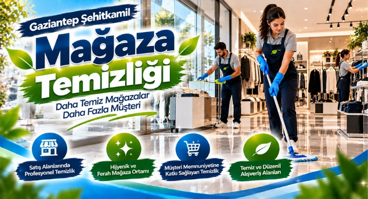 şehitkamil mağaza temizliği